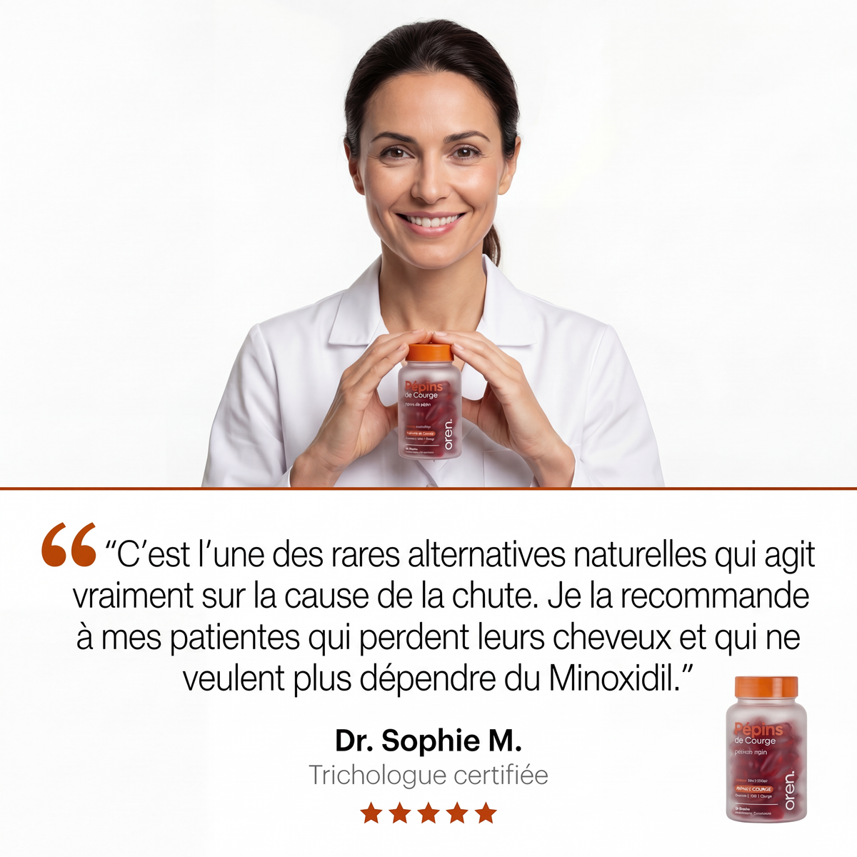 Pépins de Courge Softgels — Anti-DHT Naturel